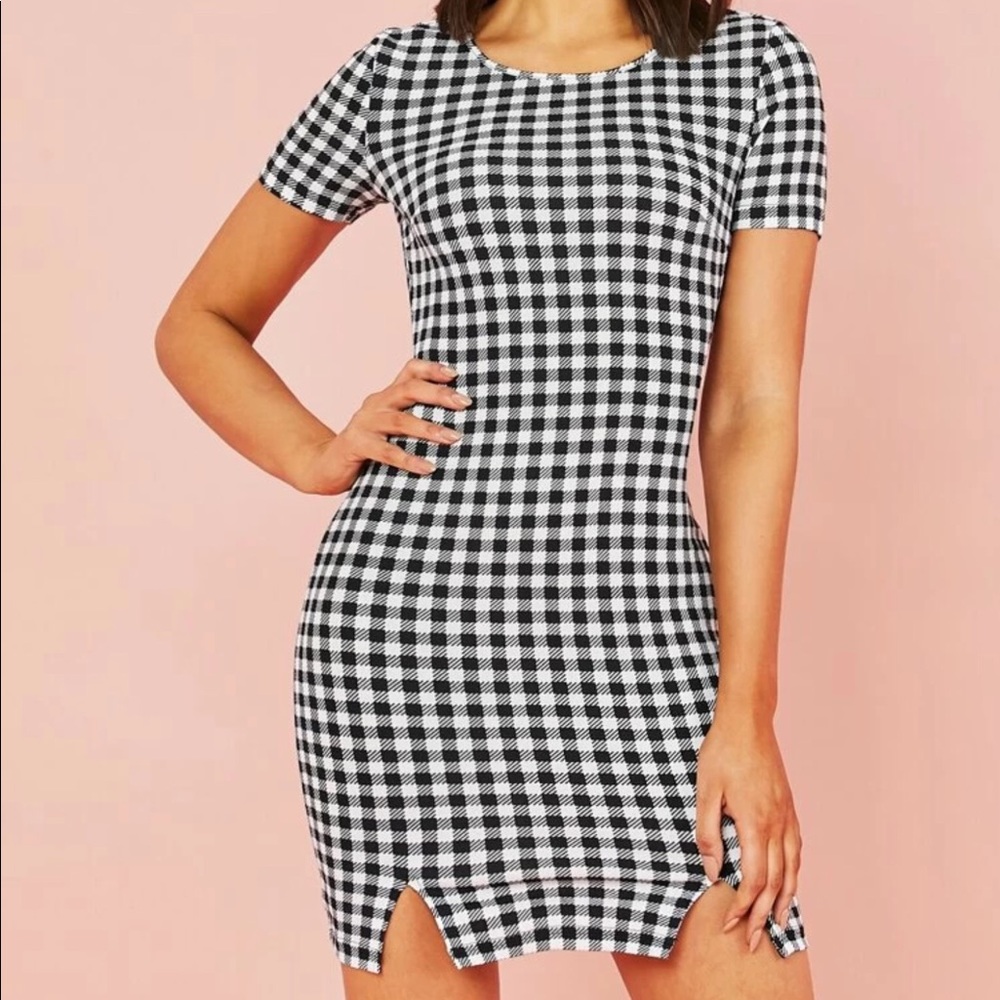 Black and white dress